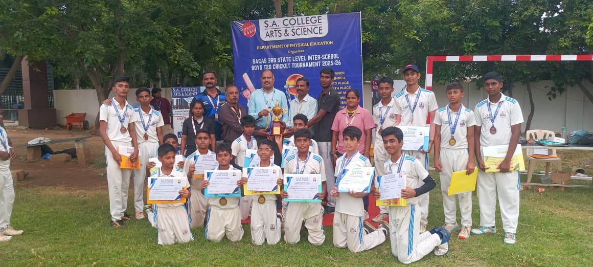 SACAS 3RD STATE LEVEL INTER-SCHOOL BOYS T20 CRICKET TOURNAMENT 2025–2026