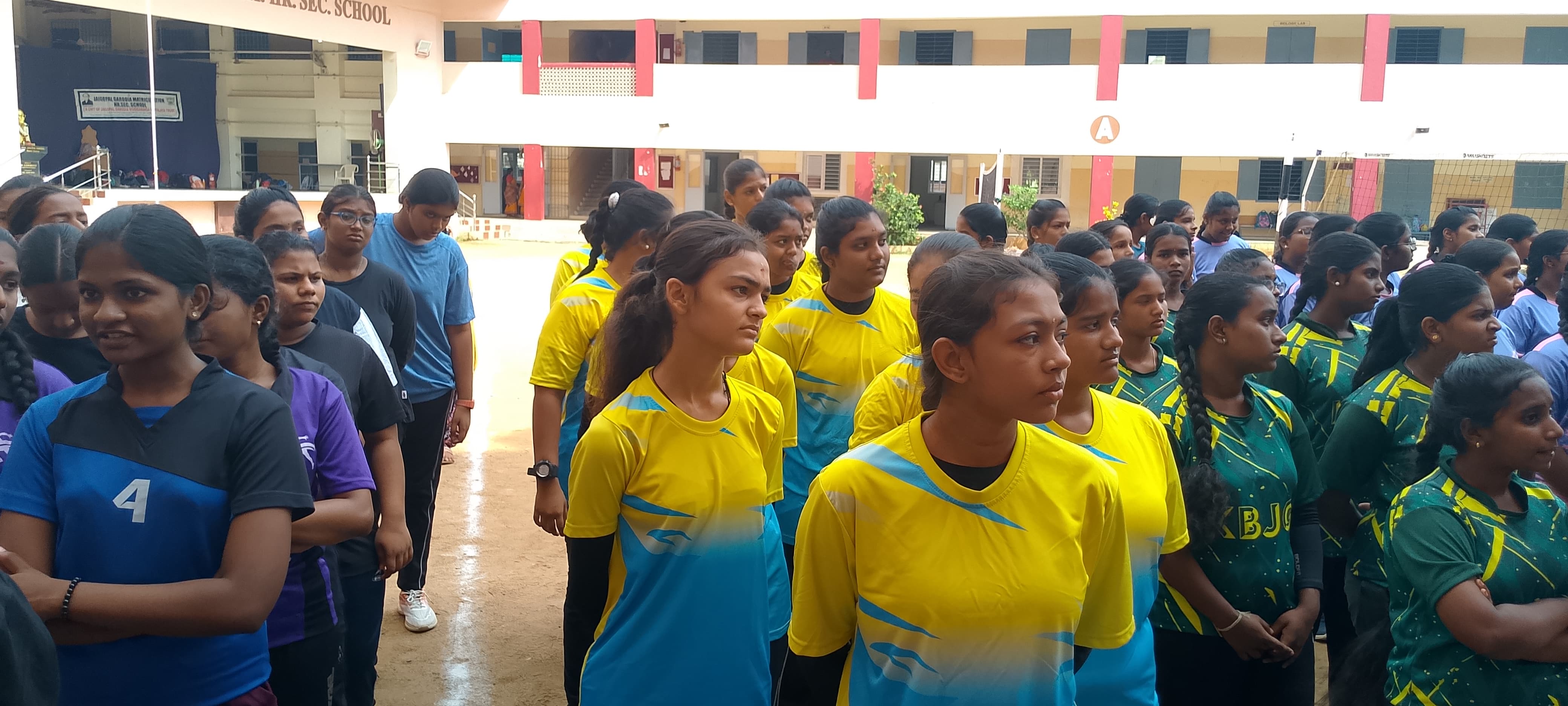 INTERSCHOOL THROWBALL TOURNAMENT - JAIGOPAL SCHOOL MT HR SEC SCHOOL