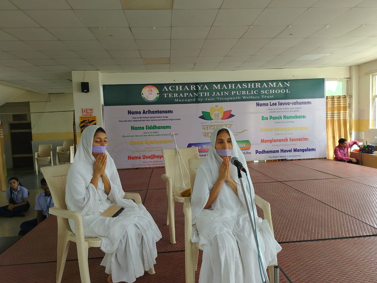 SADHVI UDIT YASHAJI & SADHVI SRIJI'S PRESENCE