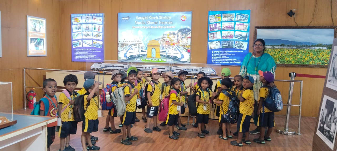 Educational Trip - Class KG - railway museum